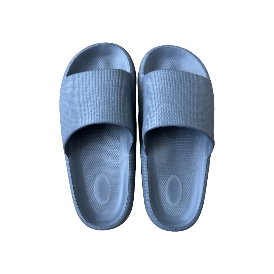 Slate Ribbed Platform Slide