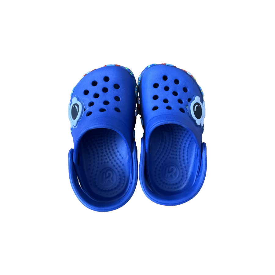 Blue Space Charm Clog