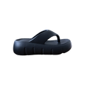 Black Toe Loop Platform Sandal