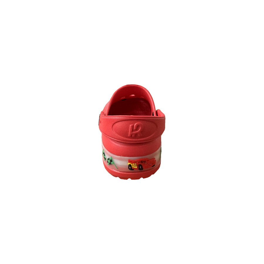 Red Racing Charm Clog