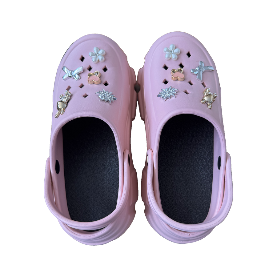 Blush Garden Charm Chunky Clog