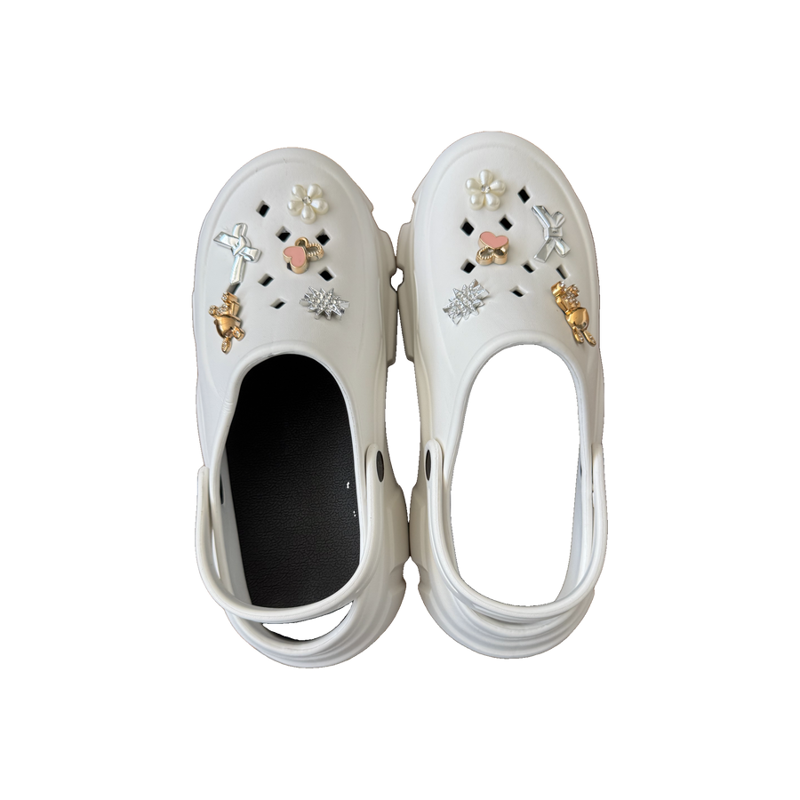 Bone Trail Charm Platform Clog