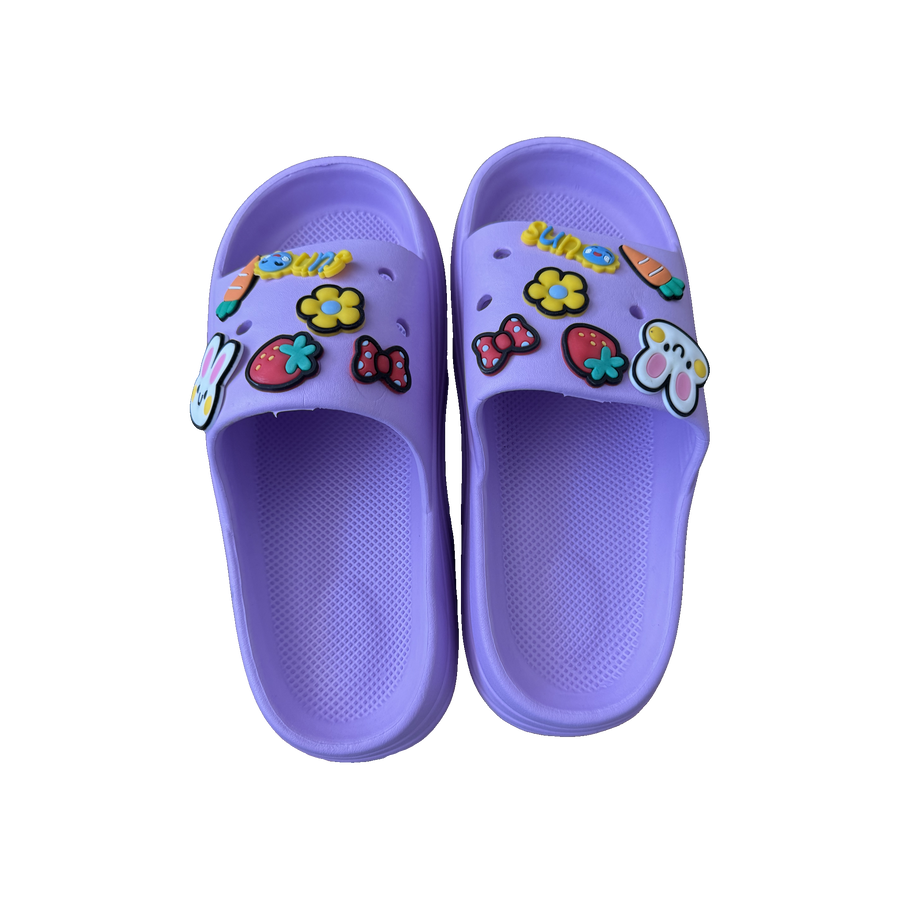 Lilac Garden Charm Clog