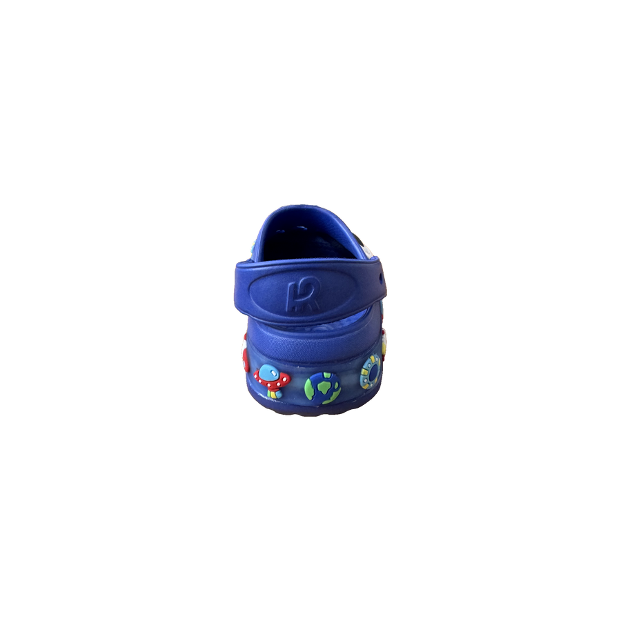 Blue Space Charm Clog
