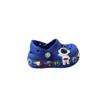 Blue Space Charm Clog