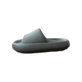 Sage Ribbed Platform Slide