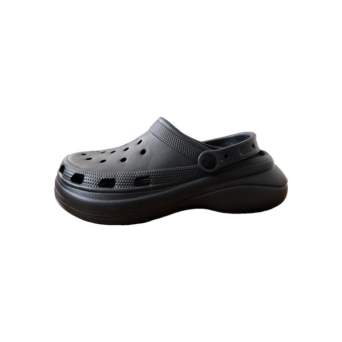 Black Chunky Classic Clog