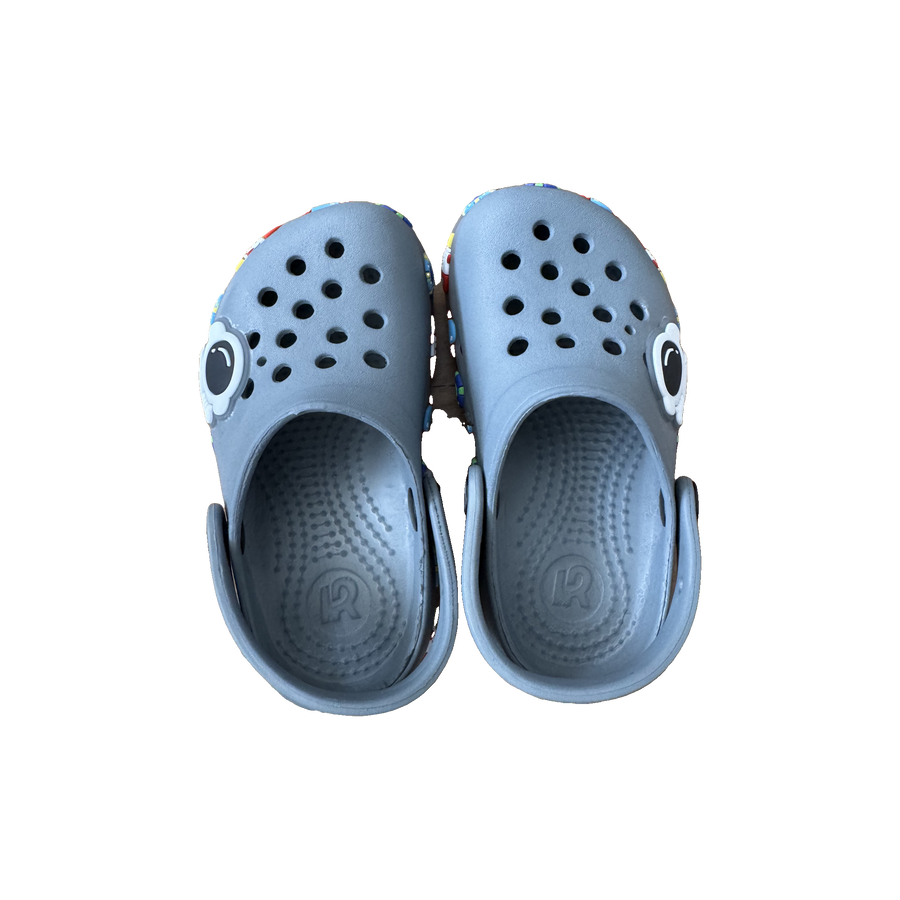 Gray Space Charm Clog