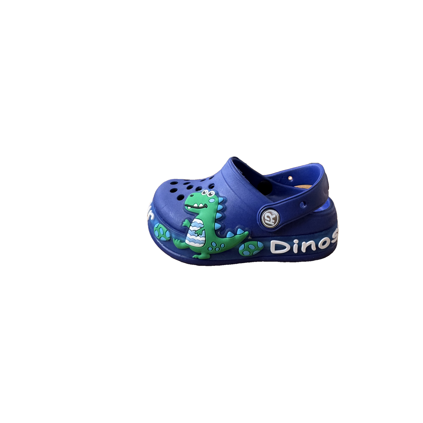 Blue Dino Charm Clog