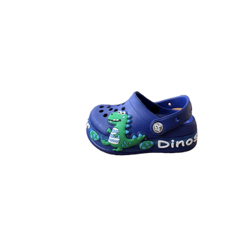 Blue Dino Charm Clog