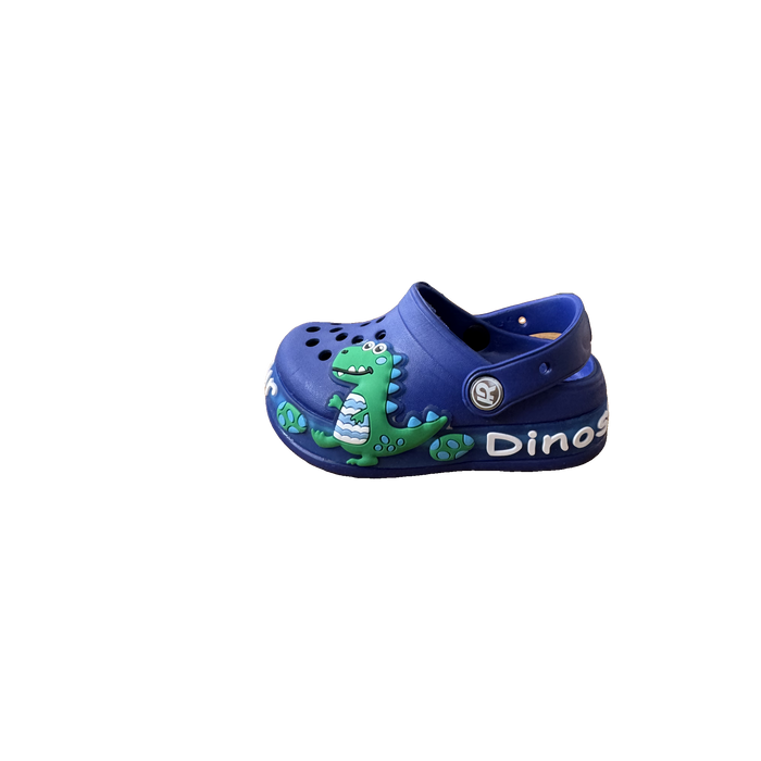 Blue Dino Charm Clog