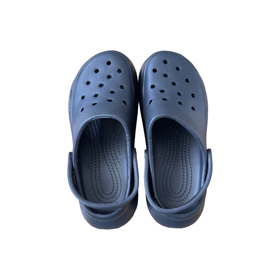 Black Chunky Classic Clog