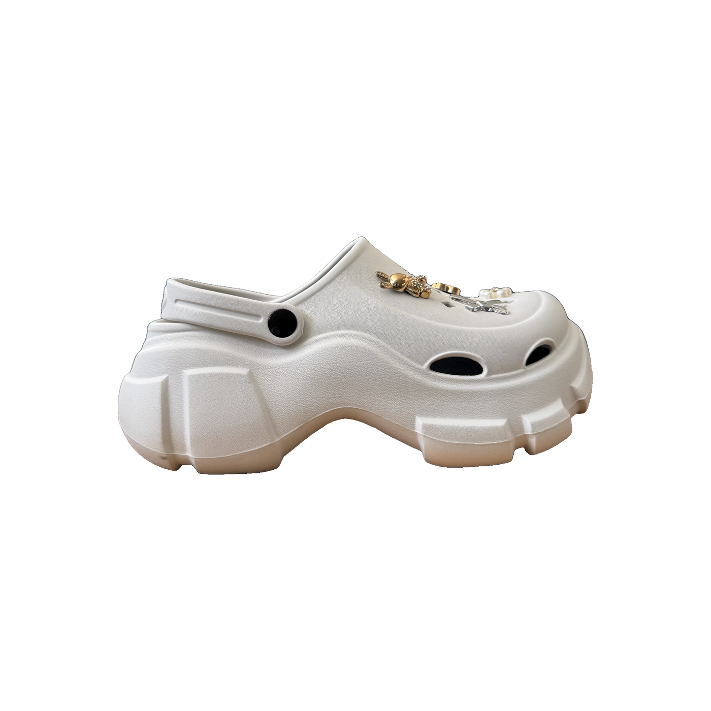 Bone Trail Charm Platform Clog