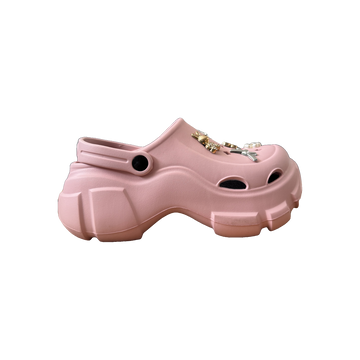 Blush Garden Charm Chunky Clog