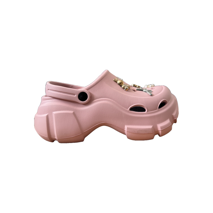 Blush Garden Charm Chunky Clog
