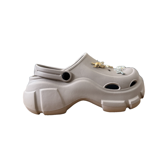 Bone Garden Charm Chunky Clog