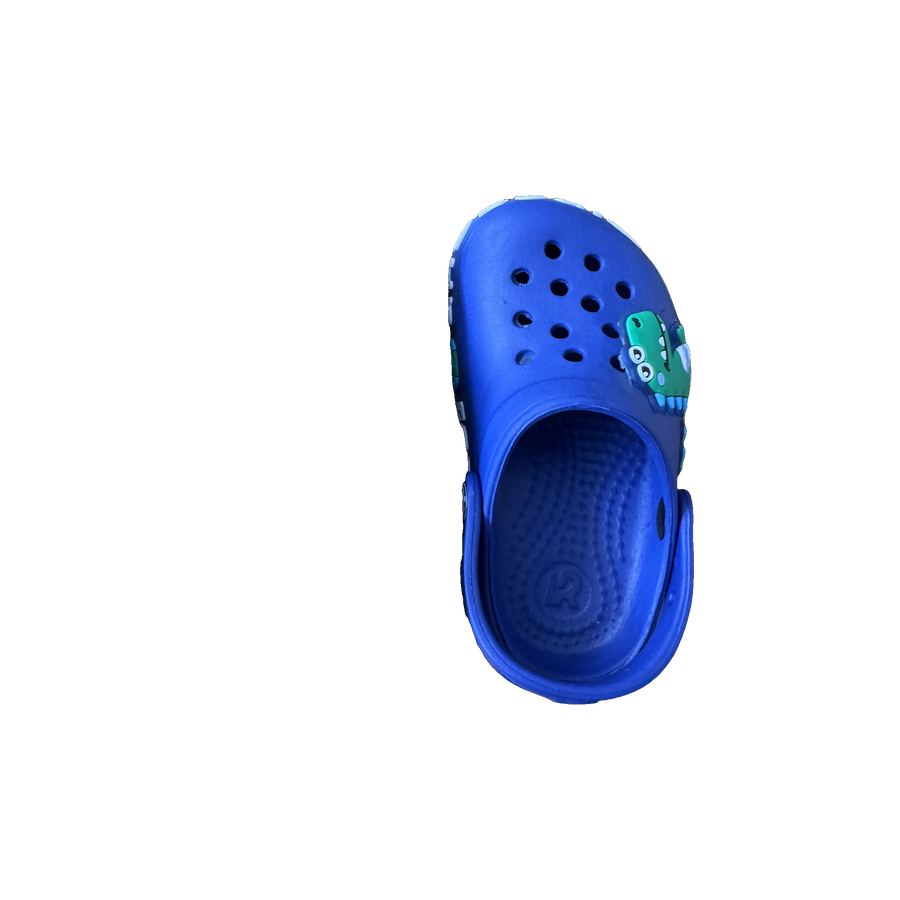 Blue Dino Charm Clog