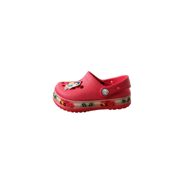 Red Racing Charm Clog