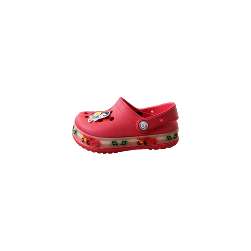 Red Racing Charm Clog