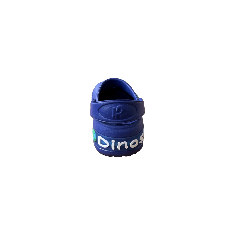 Blue Dino Charm Clog