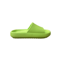 Lime Ribbed Platform Slide